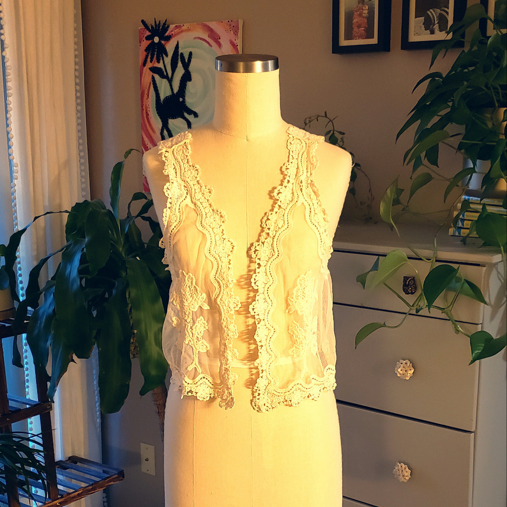 Bohemian Lace Vest